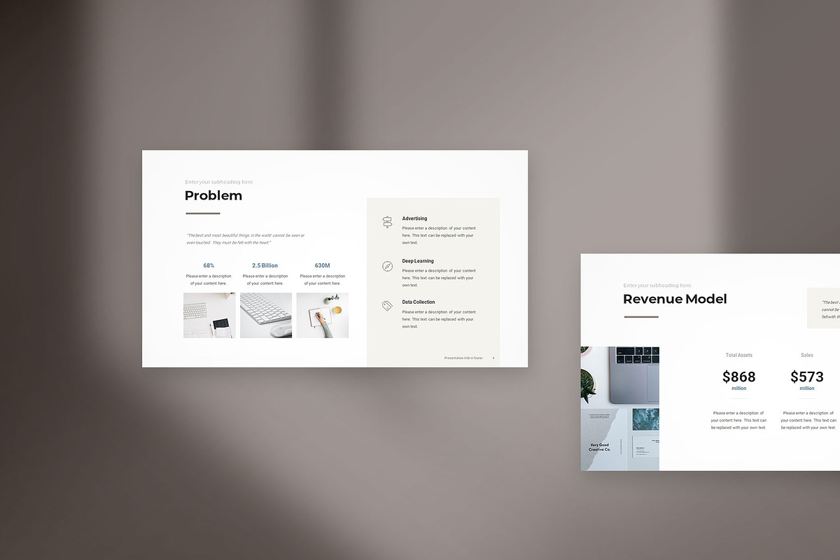 Pitch Deck PowerPoint Template, a Presentation Template by CreativityForest (Photo 2 of 16)