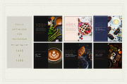 MILDRUSTIC foodie social media pack, a Social Media Template by Vova (Thumbnail 2 of 7)