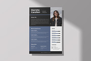 Curriculum Vitae / Resume - Marreta, a Resume Template by Jiwstudio (Thumbnail 1 of 2)