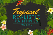 Tropical Realistic Paintings, a Decorative Illustration by Storyteller Imagery (Thumbnail 1 of 16)