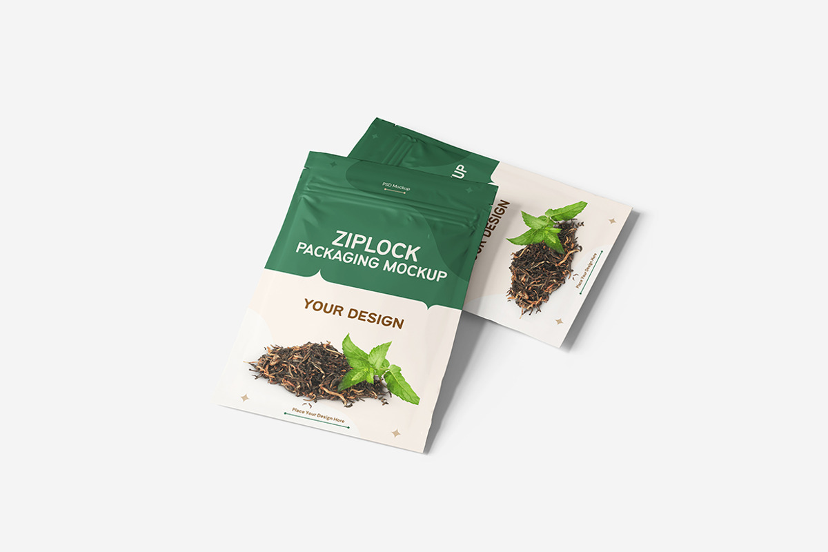 Ziplock Bag Mockup, a Product Mockup by MrLetters (Photo 3 of 5)