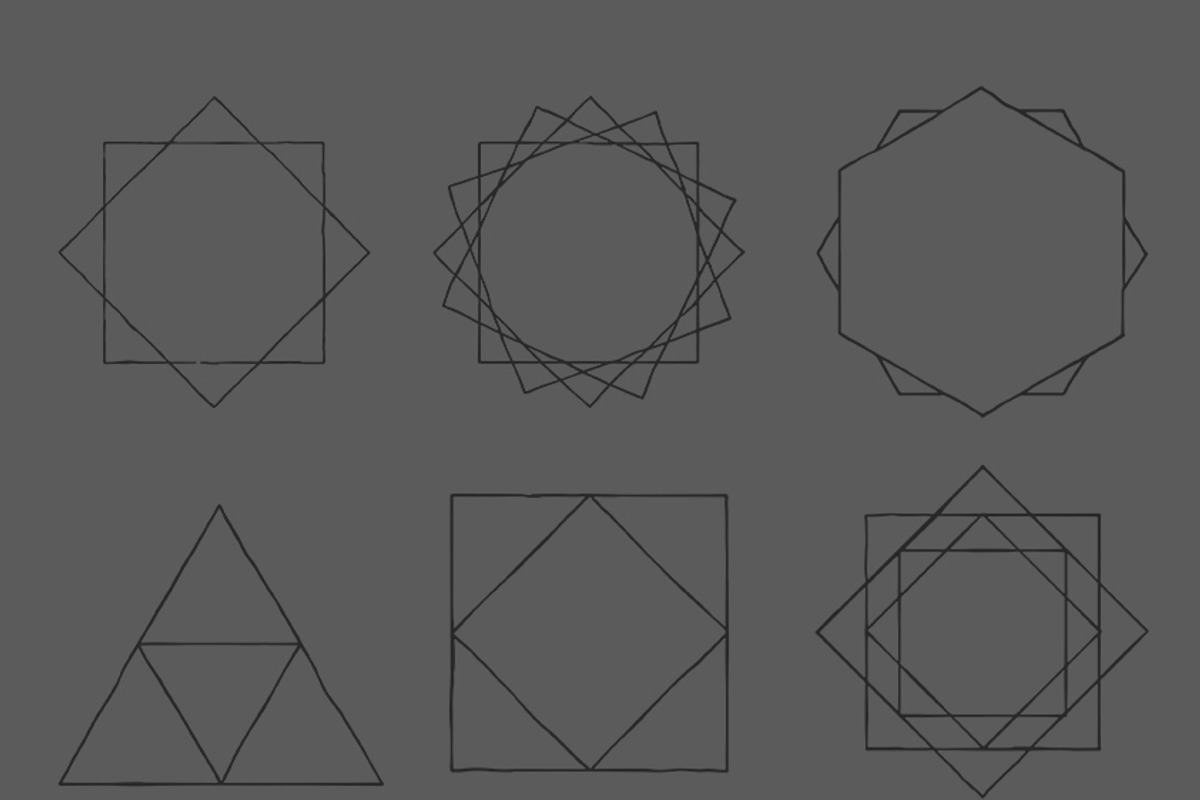 Hand Drawn Geometric Elements preview 2