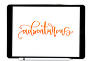 Changing Procreate Lettering Brush, a Brush Add-On by Blue Strawberry Studio (Thumbnail 2 of 6)