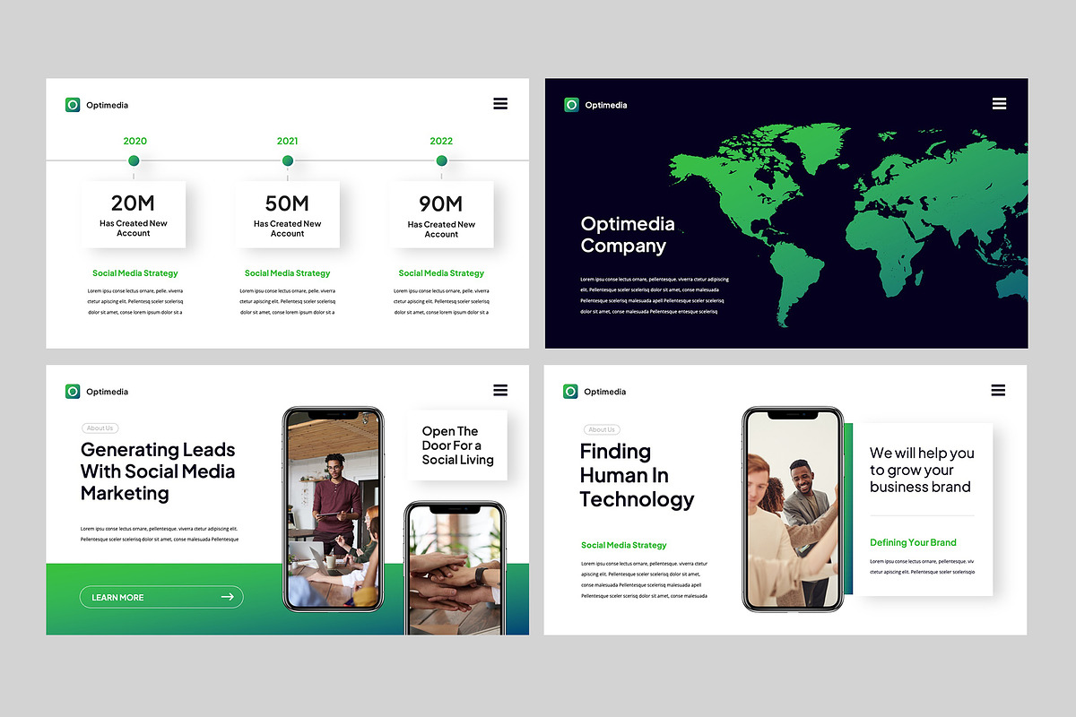 OPTIMEDIA - Google Slides Template, a Presentation Template by rgbryand