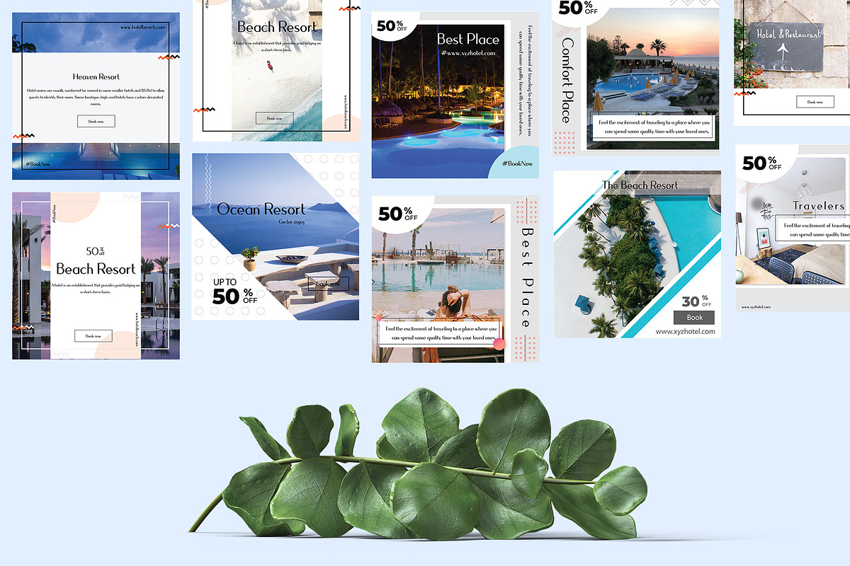 400 Instagram Templates Bundle, a Social Media Template by Mehul Munjani (Photo 15 of 22)