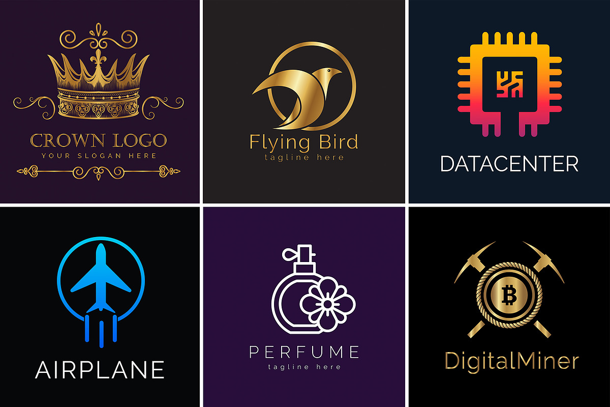 800+ Professional Logos Bundle, a Branding & Logo Template by Design Forest (Photo 2 of 48)