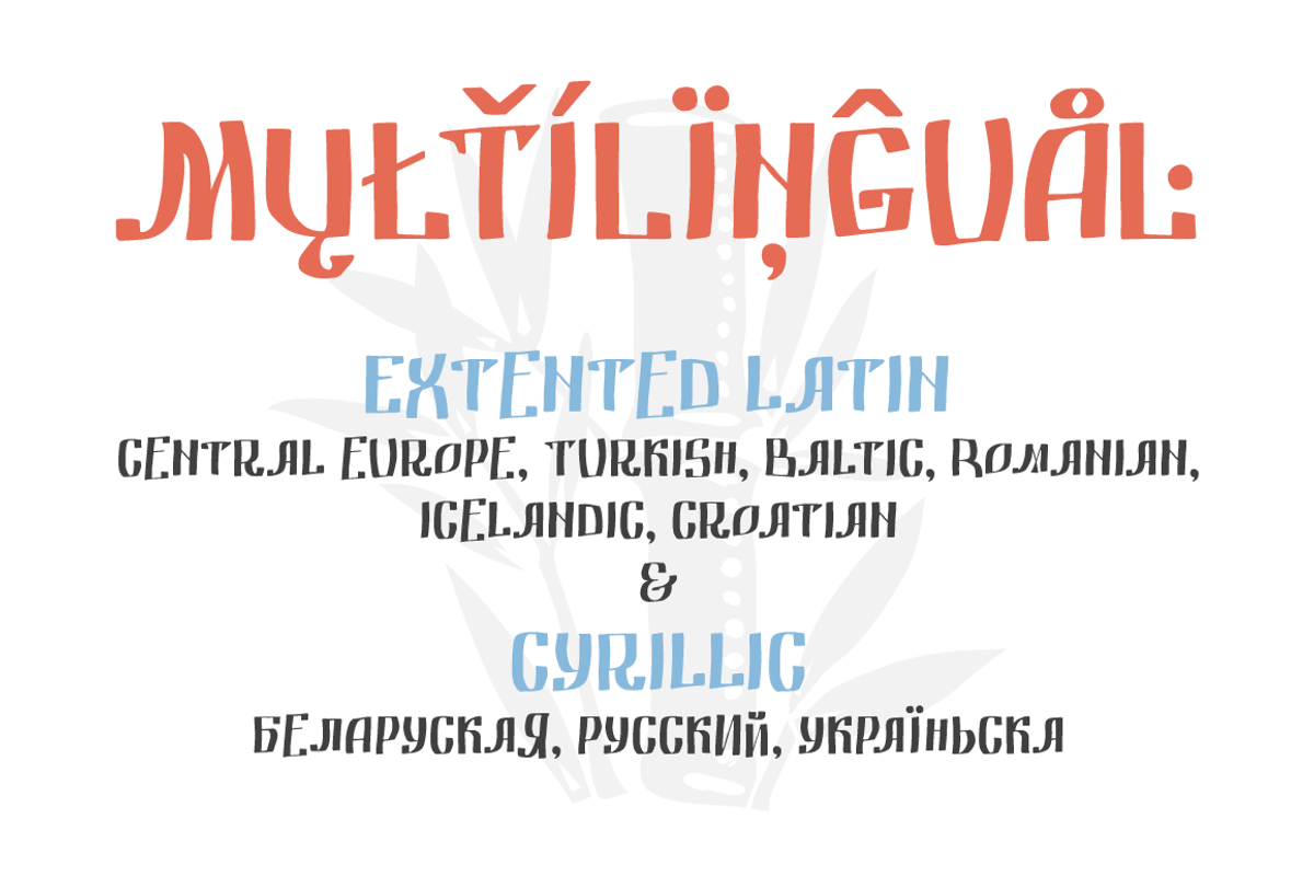 Fedot hand-drawn font preview 2