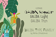 GALIBA Type Family, a Font by Juraj Chrastina (Thumbnail 2 of 8)