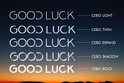 Cebo (6 Font), a Sans Serif Font by khurasan (Thumbnail 5 of 7)