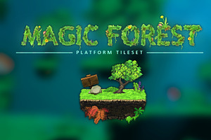 Magic Forest - Platform Tileset