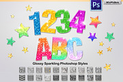 Sparkling Glossy Layer Styles for PS, a Layer Style Add-On by MixPixBox (Thumbnail 1 of 10)