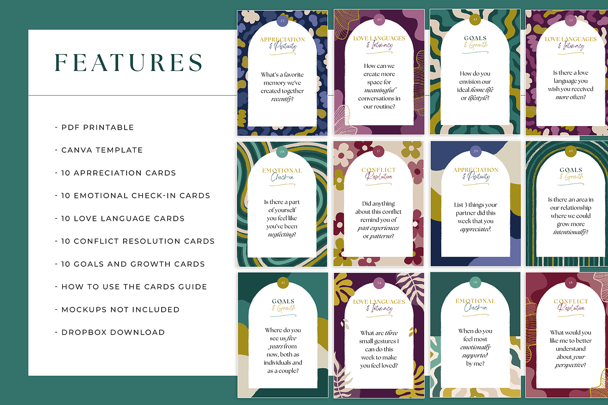 Therapist-Inspired Couples Cards preview 2
