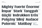 Gargenic, a Sans Serif Font by Zafara Studios (Thumbnail 9 of 12)