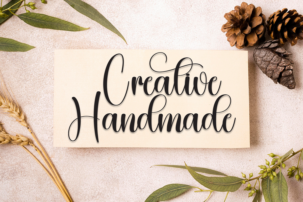 Gradient | Script Font, a Handwritten Font by Scratchones (Photo 4 of 9)