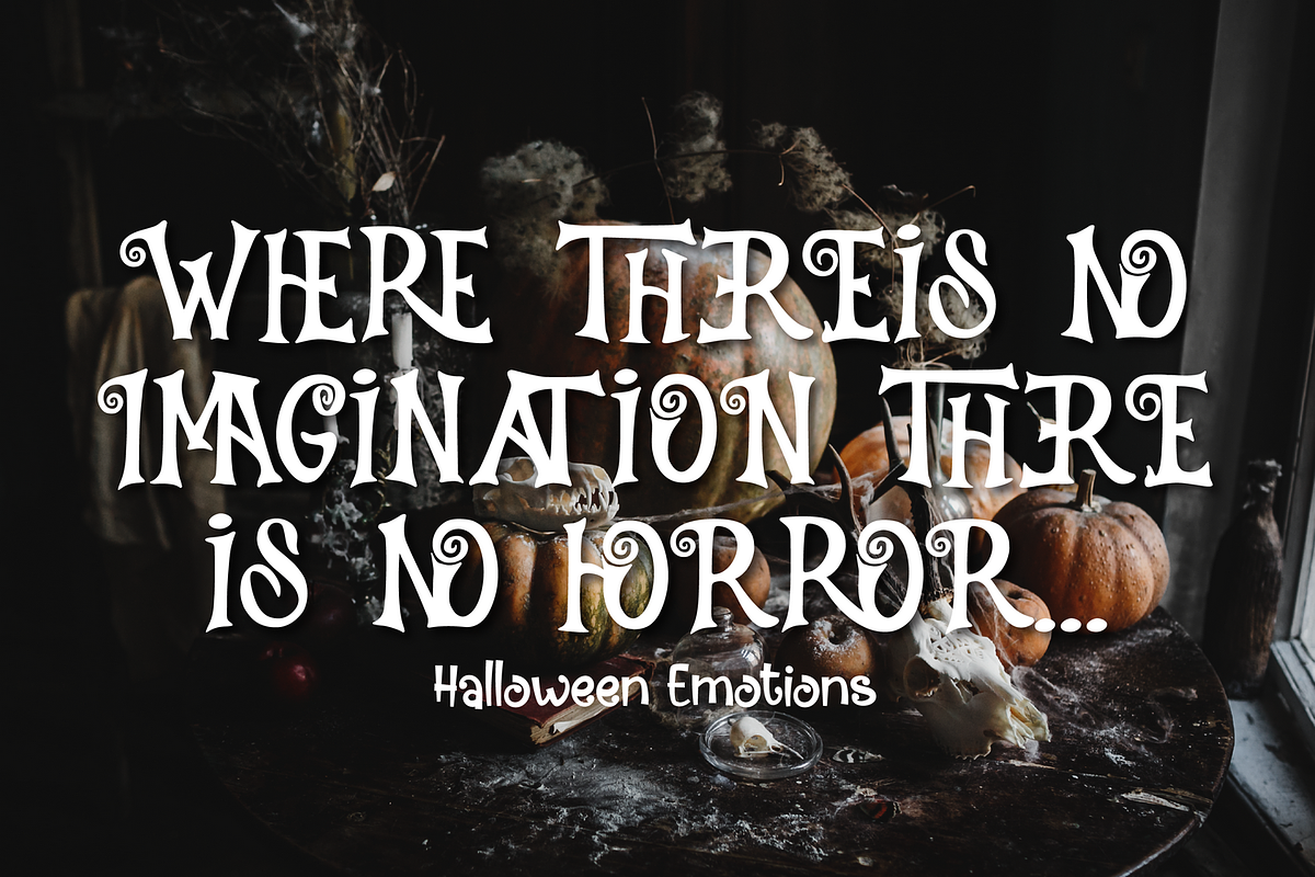 Halloween Emotions Font, a Serif Font by 177Studio (Photo 5 of 8)