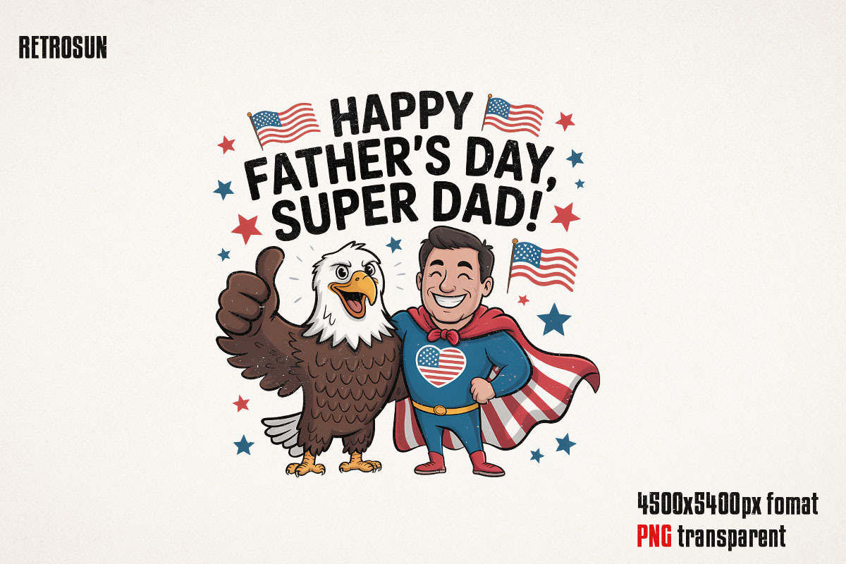 4th of July Father’s Day PNG Bundle, an Object Graphic by GlitterCraft (Photo 41 of 61)