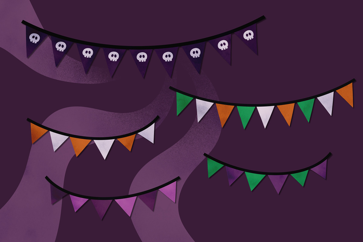Halloween Party. 80+ Illustrations, a Decorative Illustration by Vicccky (Photo 6 of 9)