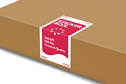 Sticker With Box Mockup, an Advertising Mockup by DSNA Mockup (Thumbnail 2 of 5)