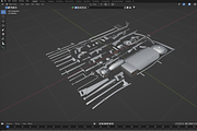 BASEMESH WEAPON COLLECTION, an Object 3D Model by MohamedHussien1 (Thumbnail 8 of 8)