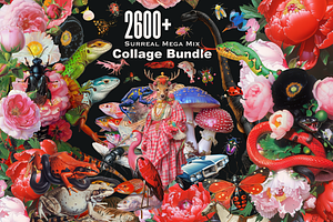 2600 Surreal Mega Collage Bundle