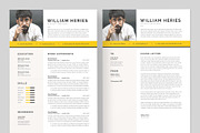 Resume / CV Template | Word, a Resume Template by HiveArts (Thumbnail 2 of 6)