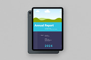 Annual Report Design Template| Canva, a Brochure Template by ElvinPrint (Thumbnail 3 of 11)