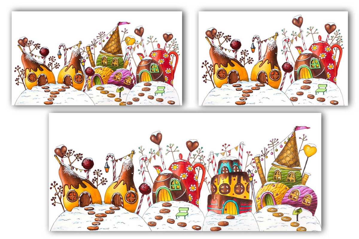 Winter in Candy Land, a Food Illustration by Daria's Magic World (Photo 3 of 4)