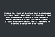 Other College Font, a Serif Font by QR Design Studio (Thumbnail 5 of 7)