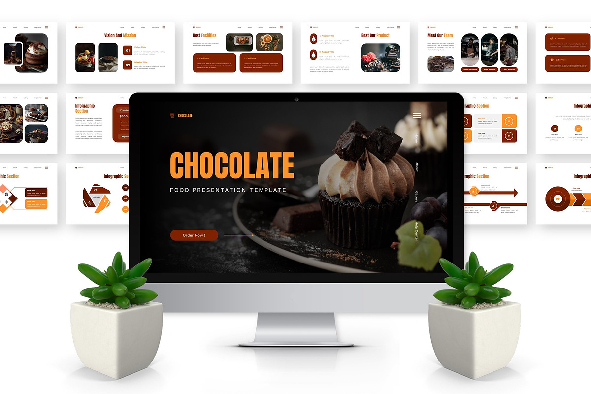 Chocolate - Food Google Slide preview 4
