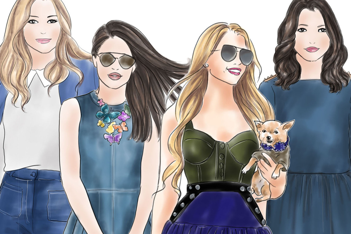 Girls in Denim - Light Skin, a Person Illustration by Parinaz Wadia Design (Photo 3 of 4)