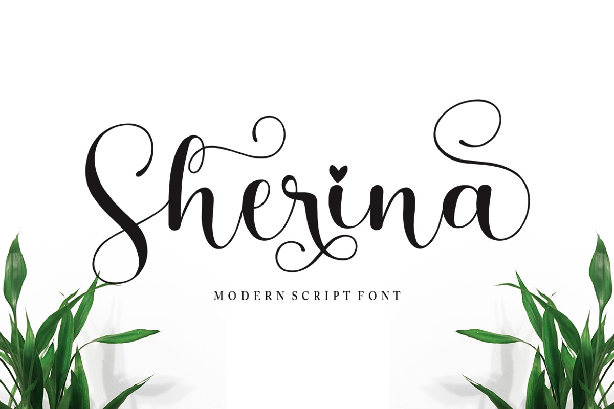 Sherina, a Script Font by Bosstype Studio (Photo 1 of 7)