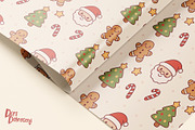 Kawaii Christmas Wrapping Paper, an Illustration by Dori Debreceni draws (Thumbnail 6 of 6)