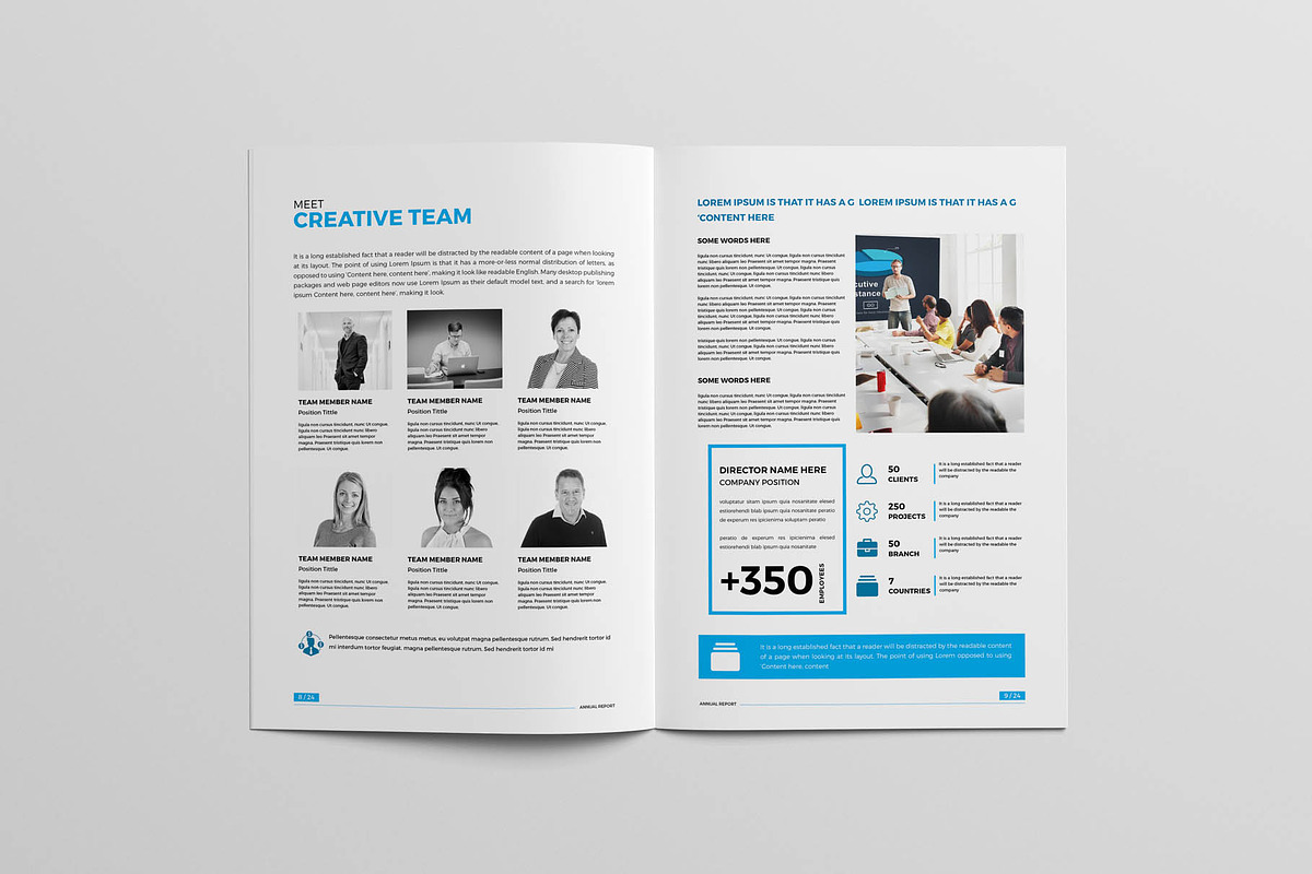 Annual Report Brochure, a Brochure Template by New Lines (Photo 3 of 13)