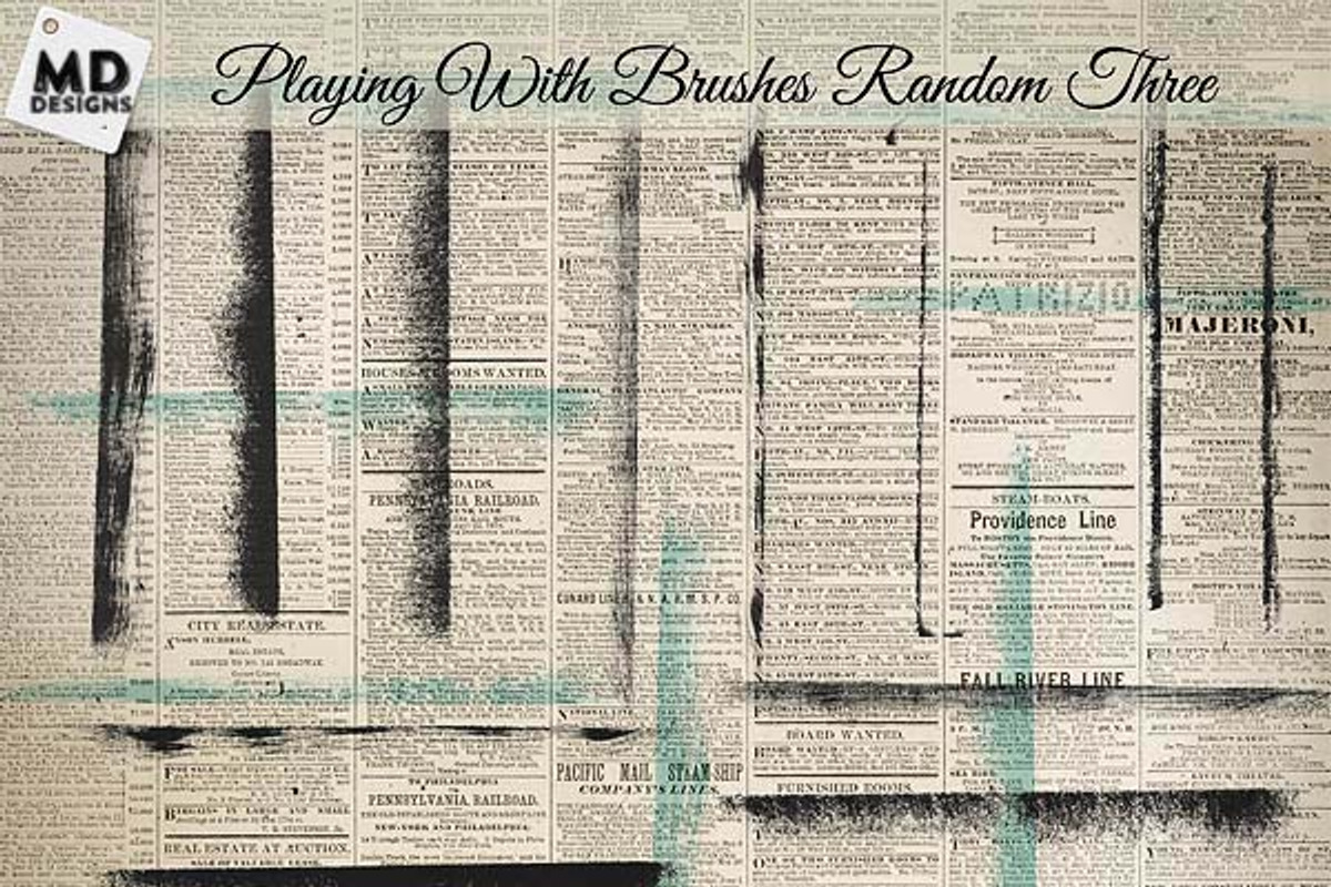 Grungy Edges, a Brush Add-On by Vintage Style Designs