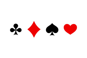 Playing Cards. Set Of Mockups.