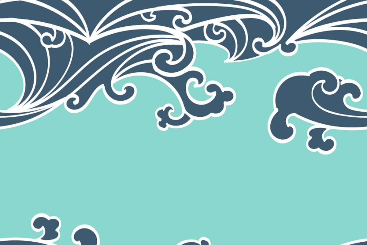 8 Pattern Seamless Asian style set, a Pattern Graphic by skyclick (Photo 4 of 9)