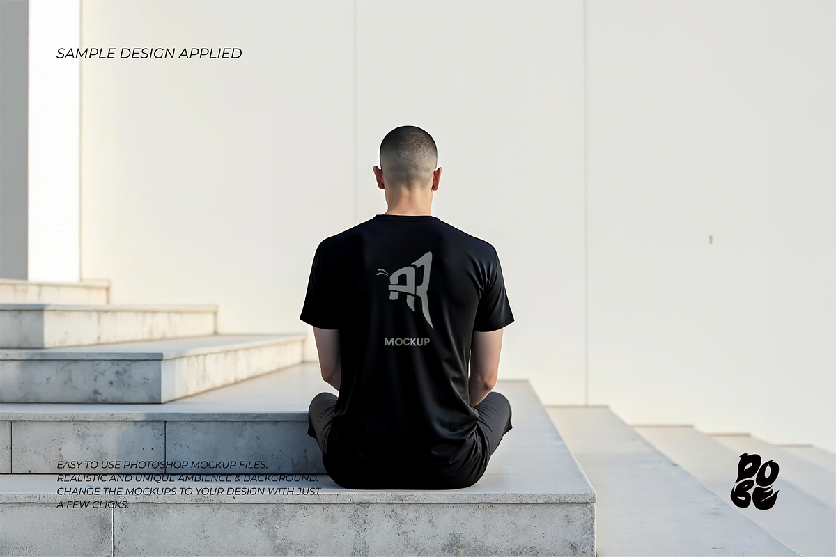 Tshirt Collection Mockup Set, a Shirt Mockup by DOBE Studio (Photo 6 of 12)
