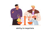 Soft skills for work, business set, a Person Illustration by PaperTrident (Thumbnail 15 of 16)