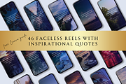 FACELESS REELS WITH QUOTES, a Social Media Template by Daring Digies (Thumbnail 1 of 6)