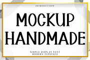 Mockup Handmade, a Script Font by InermediaSTUDIO (Thumbnail 1 of 7)