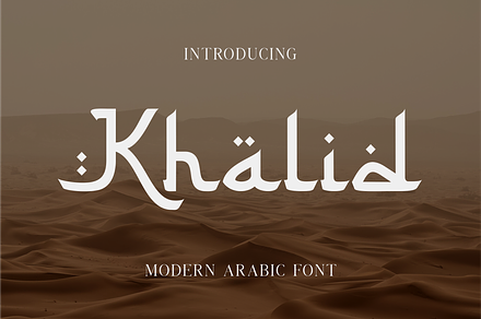 Khalid, a Symbol Font by Flawless And Co