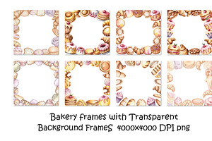 Bread and bakery products, a Background Graphic by SketchArtStudio