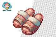 Slippers Clipart Collection, a Person Illustration by QM_ART (Thumbnail 4 of 12)
