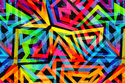 Psychedelic Patterns Pack, a Pattern Graphic by Gudiny (Thumbnail 4 of 11)