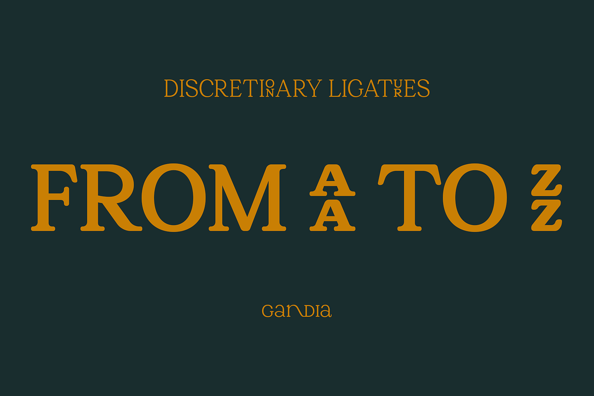 Gandia - Display Serif Typeface, a Font by Jehoo Creative (Photo 5 of 10)