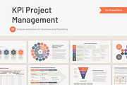 KPI Project Management PowerPoint, a Presentation Template by HiSlide.io (Thumbnail 1 of 4)