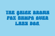 Metric Badway - Retro Font, a Slab Serif Font by Iqsiart Studio (Thumbnail 5 of 6)