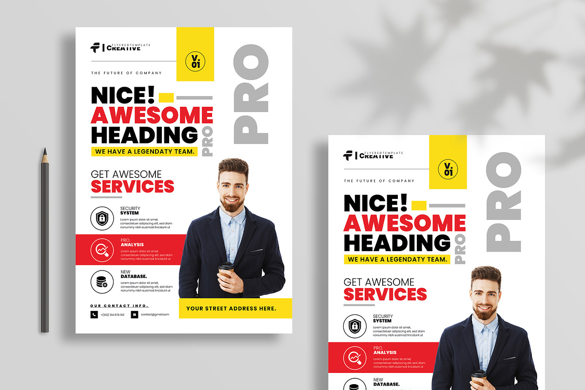 Business Flyer Template, a Flyer Template by FlyeredTemplate (Photo 1 of 3)