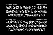 Lucky Saint a Handwriting Font, a Handwritten Font by Blankids Studio (Thumbnail 11 of 11)
