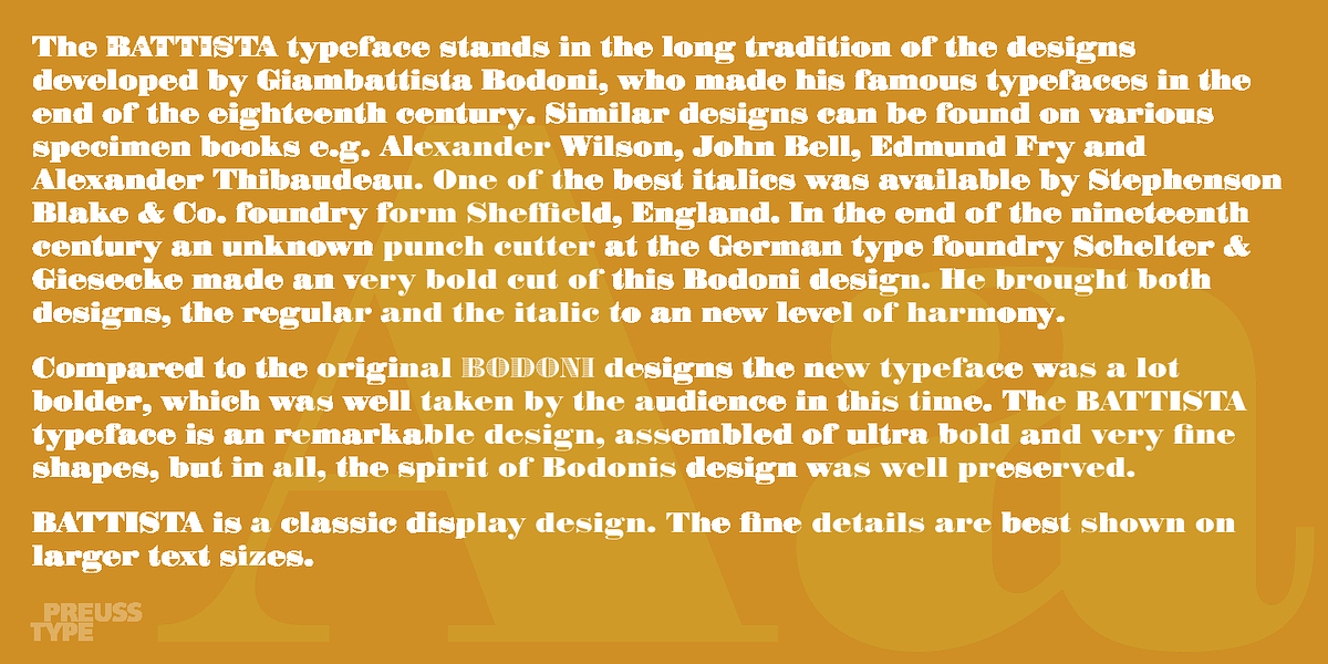 Battista, a Serif Font by preussTYPE (Photo 5 of 9)